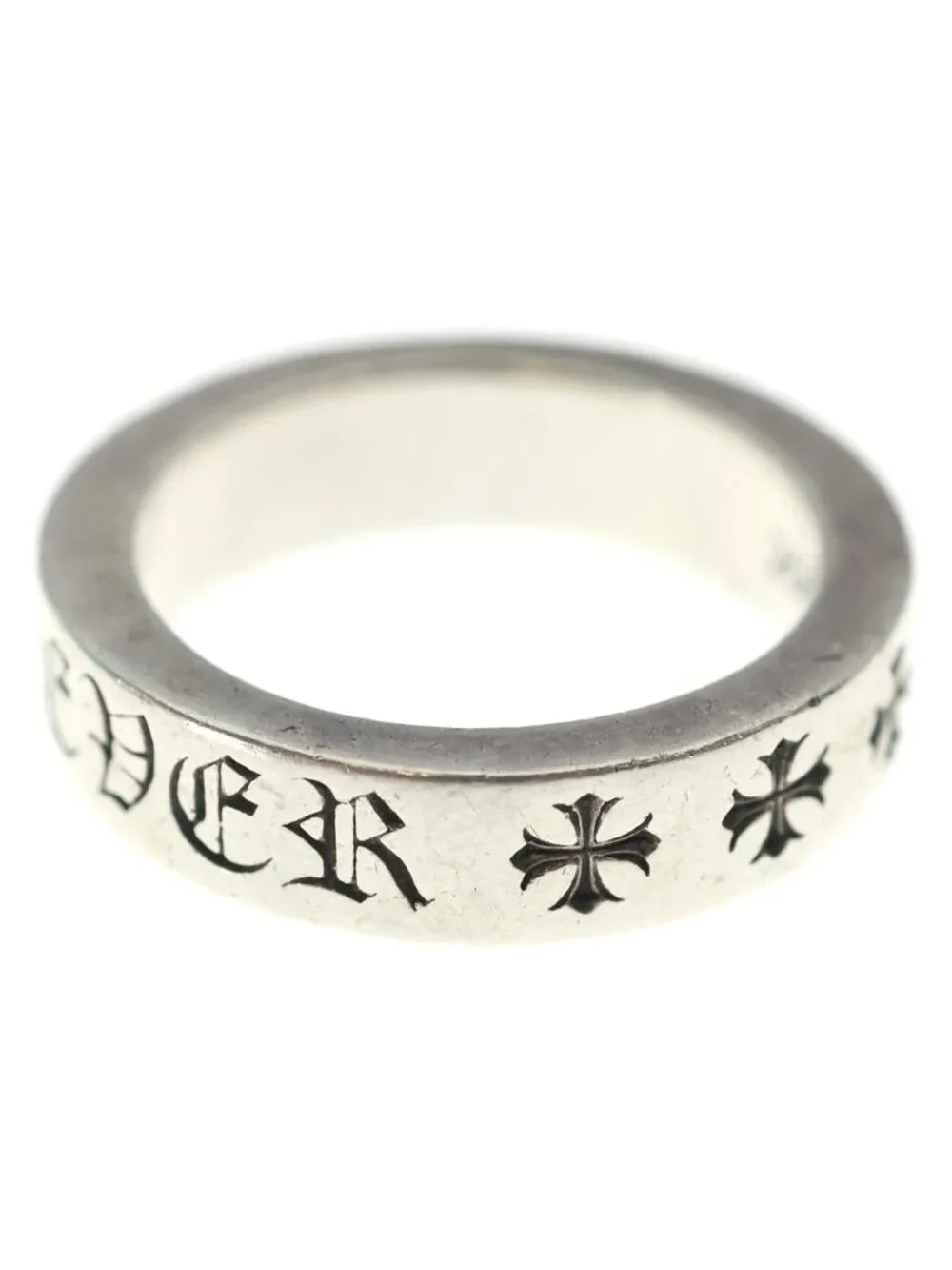 Chrome Hearts Spacer Forever Ring Silver